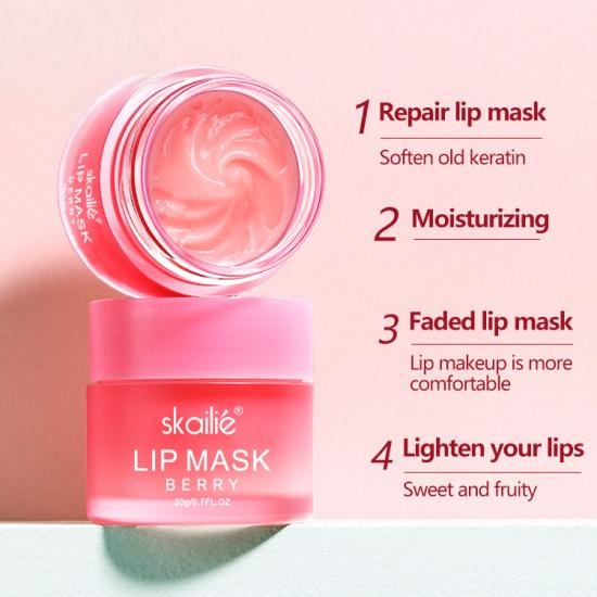 095cb963d3acfe7e5f862195ecd2bd50_medium Skailie Collagen  Berry Sleeping Lip Mask Manufacturers,Professional Skincare Product Manufacturers - Image 4