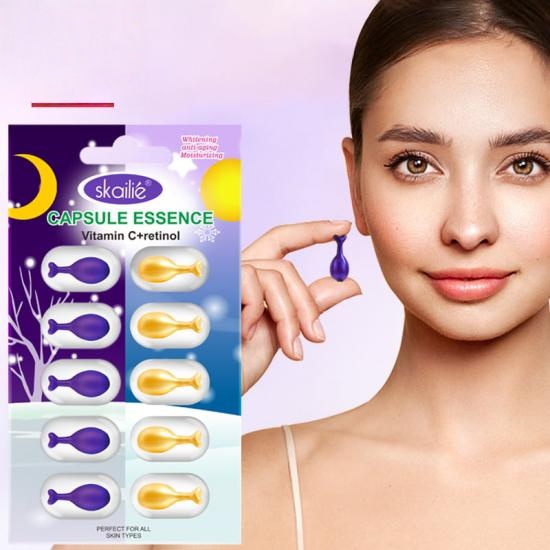 293c273db32168e9b739ad783bfcee6a_medium Skailie Vitamin C Retinol Serum Capsules Manufacturers,Professional Skincare Product Manufacturers - Image 3