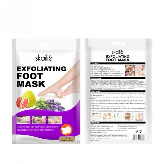 4fda0468cf47e186a5af94ed37b94782_medium Lavender exfoliating foot mask Manufacturers,Professional Skincare Product Manufacturers - Image 2