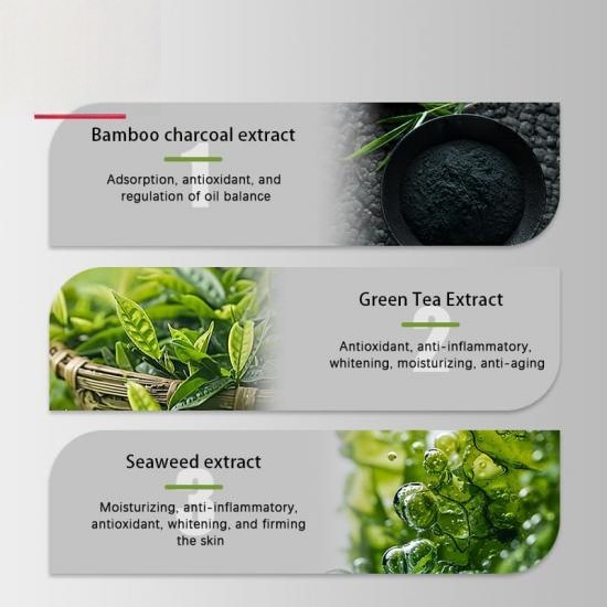 8f04448097e8056945da3fdb21fd1587_medium Bamboo Charcoal Cleansing Black Mask - Image 3