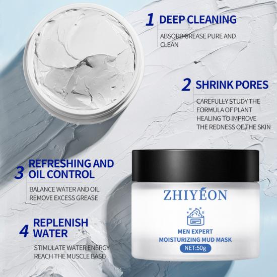 a18c575bf6585e7d2a3c56b14974ccb7_medium White Clay Moisturizing Mud Mask for Men Skin Treatment Manufacturers,Professional Skincare Product Manufacturers - Image 4